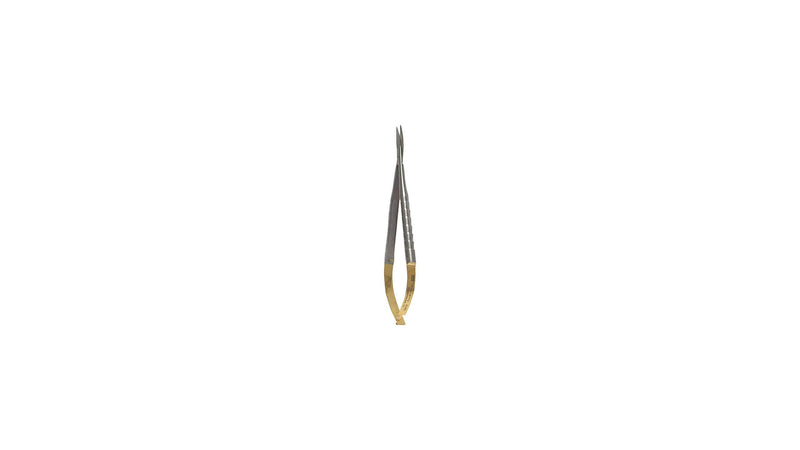 [Australia - AusPower] - Wise CASTROVIEJO SCISSOR "CURVED".. Micro surgical scissors unique design features allow extremely smooth cutting of fine and coarse tissue with reduced trauma. 