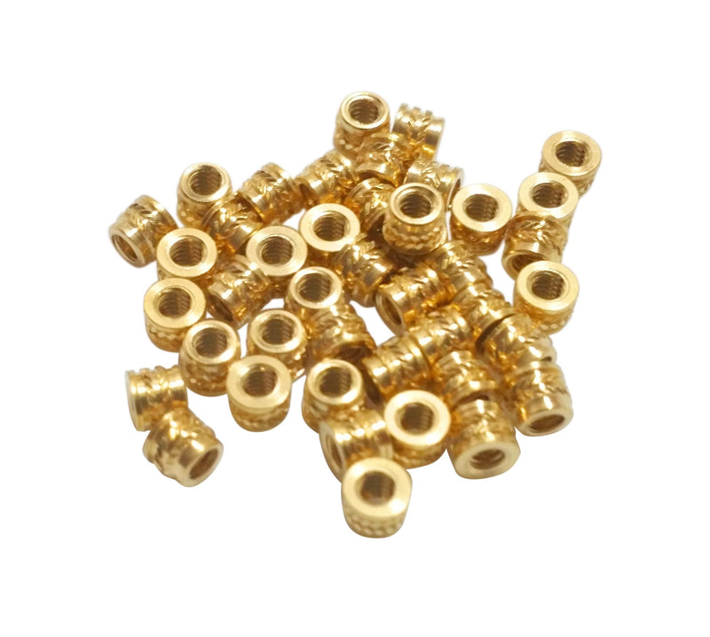 [Australia - AusPower] - [initeq] #2#2-56 Threaded Heat Set Inserts for 3D Printing (50, Short) 50 