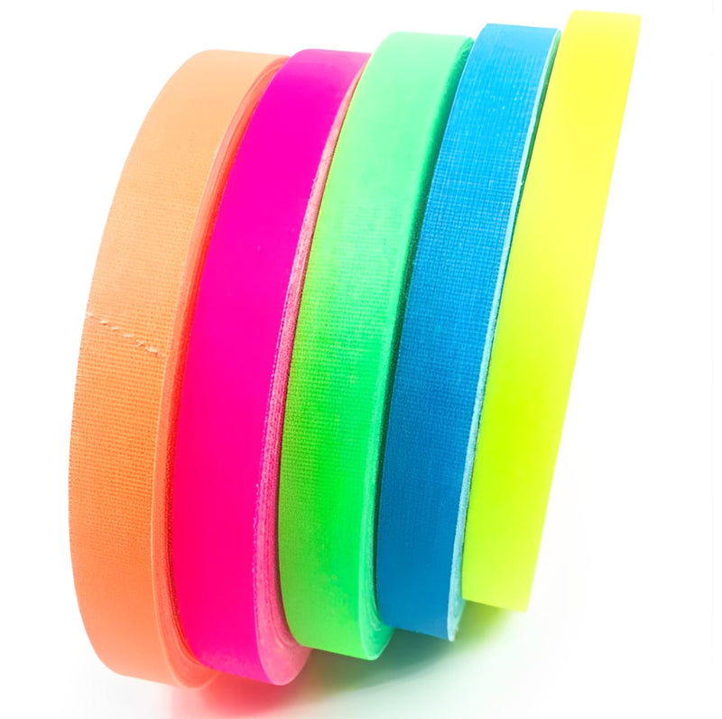 [Australia - AusPower] - Gaffer Power Spike Tape | PROUDLY MADE in The USA Gaffer Tape | 5 Bright Colors 1/2 Inch X 20 Yards 