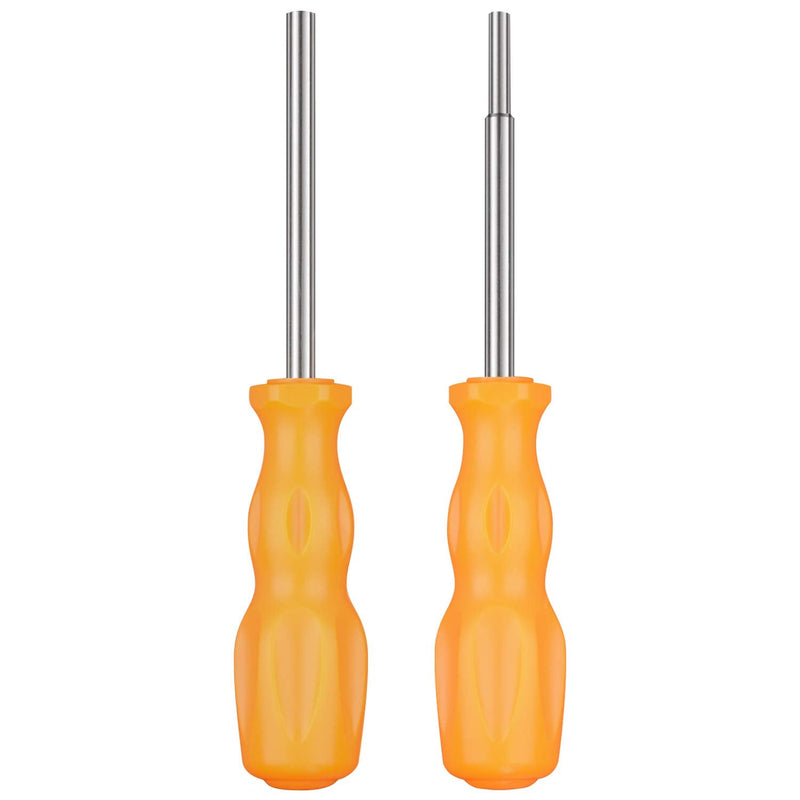 [Australia - AusPower] - Gamebit Screwdriver Set, 3.8mm & 4.5mm Security Screwdriver Bit Screwdriver Tools for Opening NES SNES N64 Super Nintendo 64 Cartridges & Systems - Orange 