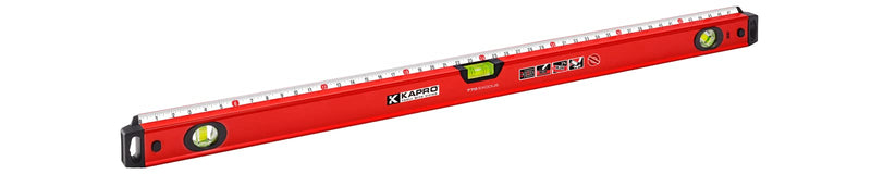 [Australia - AusPower] - Kapro - 770 Exodus Professional Box Level - 48" - With 45° Vial & Ruler - For Leveling, Measuring, Marking, and Cutting - Features 3 Vials, Precise Straightedge, and Wall-Grip 48-Inch 