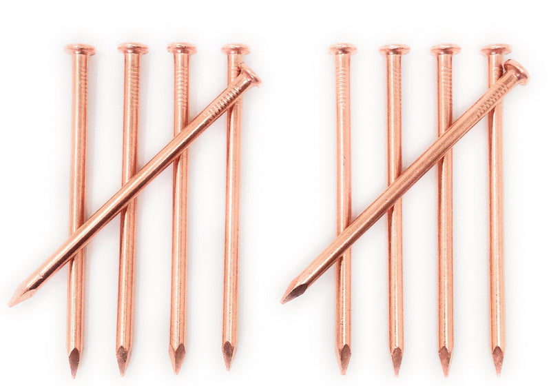 [Australia - AusPower] - 4 Inch Copper Nails - Pack of 10 Solid Copper Nail Spikes 