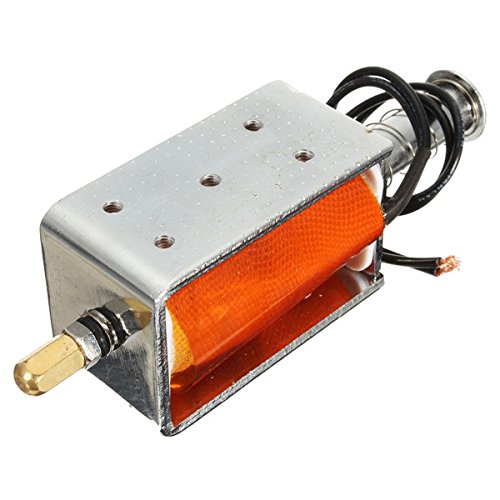 EsportsMJJ DC 12V 35mm Long Stroke Push Pull Magnetic Small Electromagnetic Electric Magnet