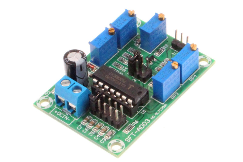 [Australia - AusPower] - NOYITO ICL8038 Signal Generator Module Medium Low Frequency Source Sine Wave Triangle Wave Square Wave Triple Waveform Generator Module 