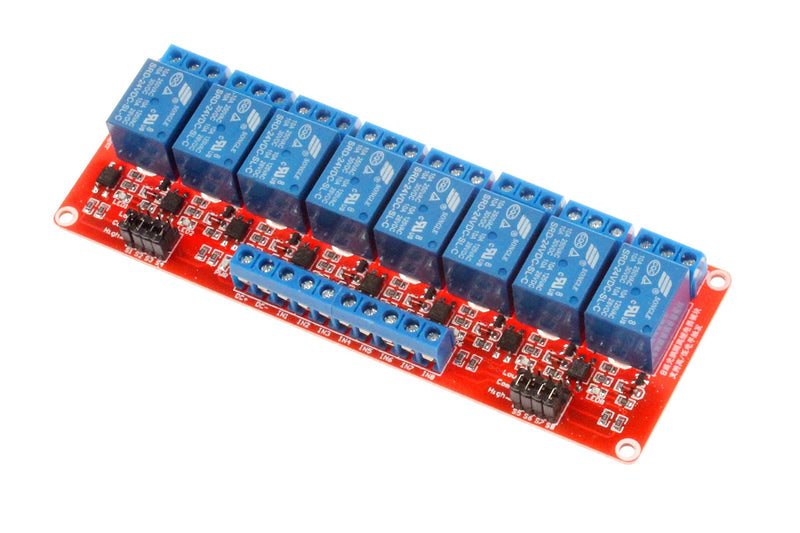 [Australia - AusPower] - NOYITO 8-Channel Relay Module High Low Level Trigger with OPTO-Isolated Load DC 30V AC 250V 10A for PLC Automation Equipment Control Industrial Control (8 Channel 24V) 8-Channel 24V 