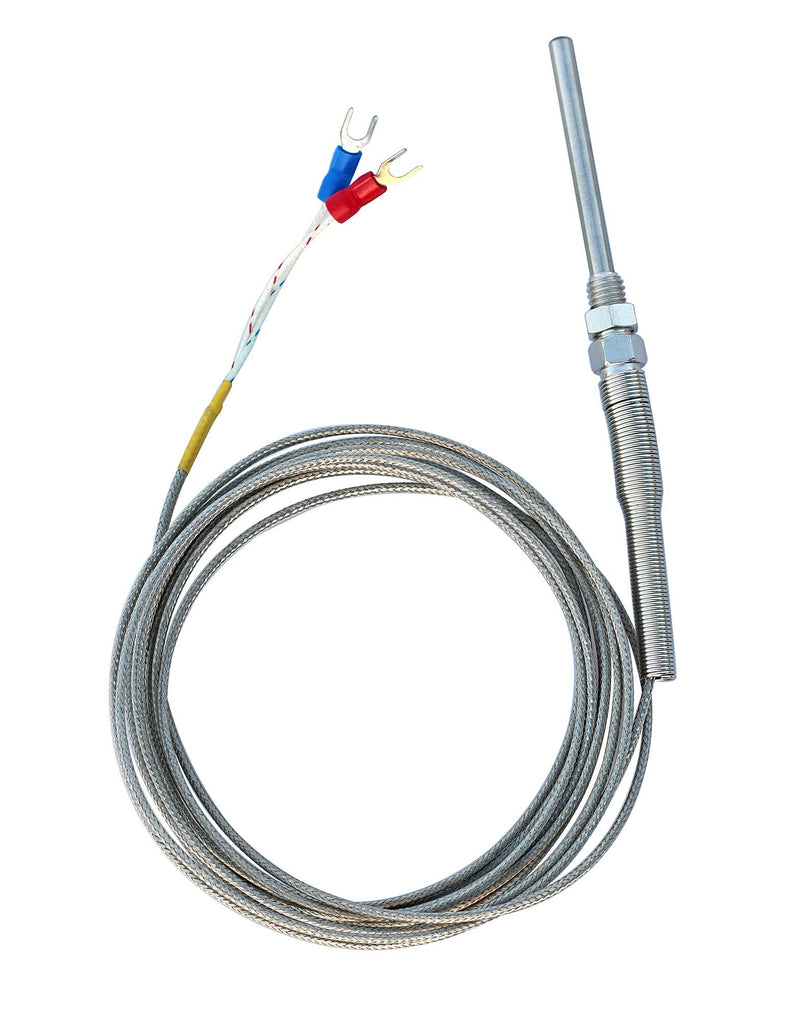 [Australia - AusPower] - RuoFeng K Type Thermocouple Temperature Controller Sensor 9.8ft/3M Wire,50x5mm Stainless Steel Probe, 0-400° C 3m 50x5mm 