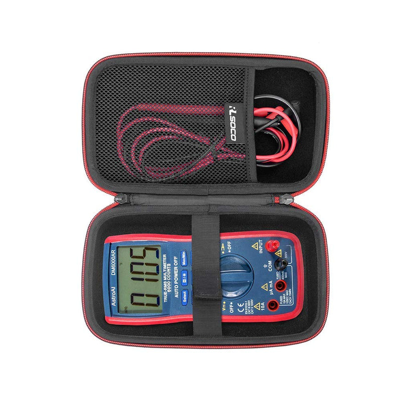 [Australia - AusPower] - RLSOCO Hard Case for AstroAI Digital Multimeter and Analyzer TRMS 6000 & KAIWEETS Digital Multimeter TRMS 6000 Counts Volt Meter Auto-Ranging Tester (Case Only) 02 