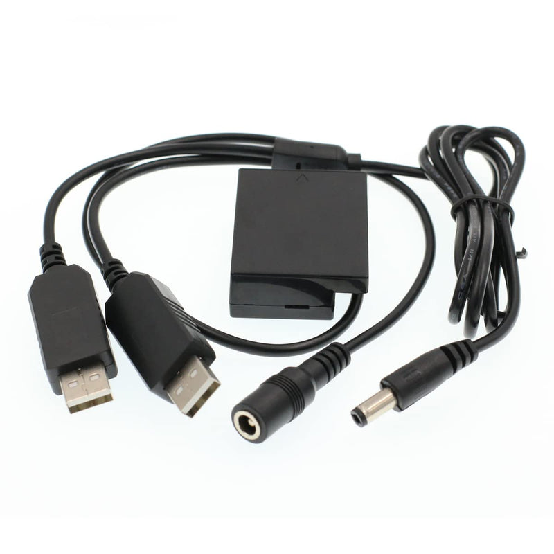 [Australia - AusPower] - DRRI ACK-E8 Dual USB Power Adpater for EOS Rebel T2i T3i T4i T5i Canon EOS 550D 600D 650D 700D Kiss X4 X5 X6 