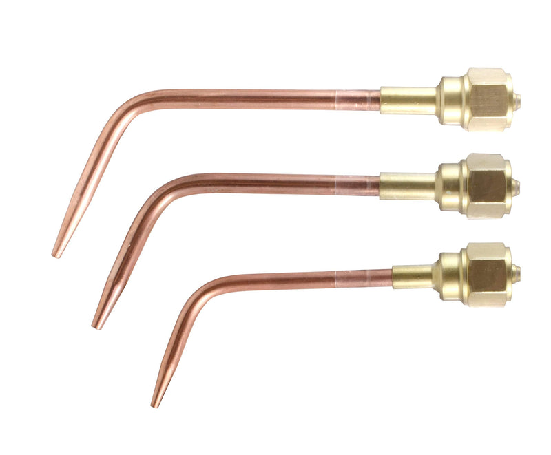 SÜA - (3 PACK) Welding Nozzle Replacement for 300 Series Victor torch handles. Sizes: 000, 00 and 0 #000, #00 & #0 (3-Pack)