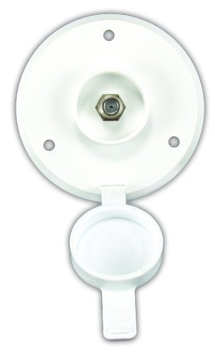 [Australia - AusPower] - JR Products 476-B-2-A Polar White Cable TV Plate 