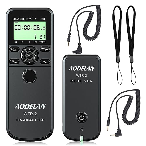AODELAN Camera Wireless Shutter Release Timer Remote Control for Canon