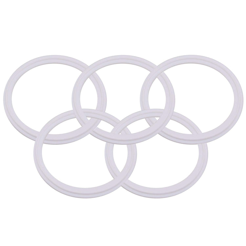 [Australia - AusPower] - DERNORD PTFE (Teflon) Tri-Clamp Gasket O-Ring - 3 Inch Style Fits OD 91MM Sanitary Pipe Weld Ferrule (Pack of 5) Pack of 5 