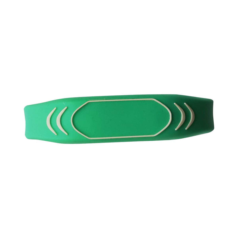 YARONGTECH MIFARE Classic 1K Wristband 13.56MHZ Black Silicone (Green-2pcs)