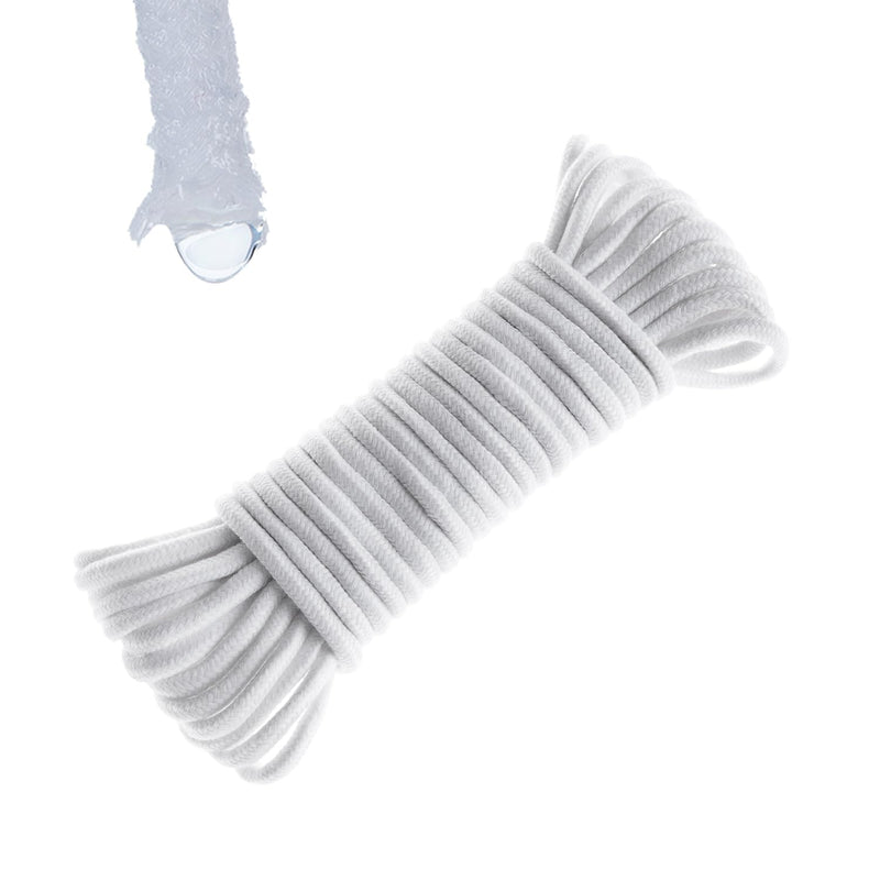 [Australia - AusPower] - ORIMERC 50 feet 1/4 inch Self Watering Capillary Wick Cord Vacation Plant Sitter DIY Hydroponic Wicking Self-Watering Planter Pot Automatic Water System Device Potted Violet Auto Seedling Waterer Rope 50 feet (1/4 inch) 