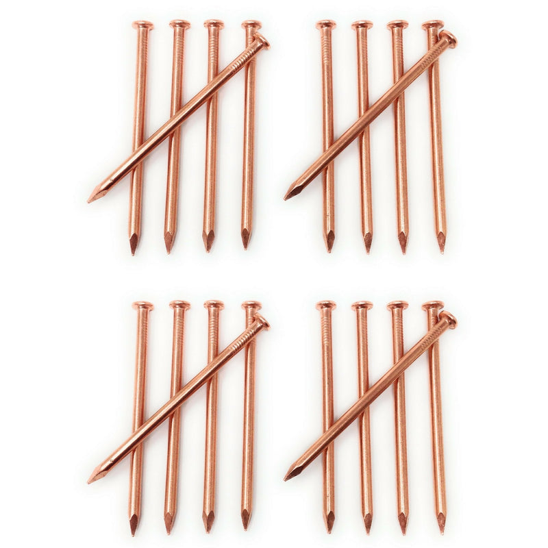 [Australia - AusPower] - 3.5 Inch Copper Nails - Pack of 20 Solid Copper Nail Spikes for Trees, Stumps and Roots 