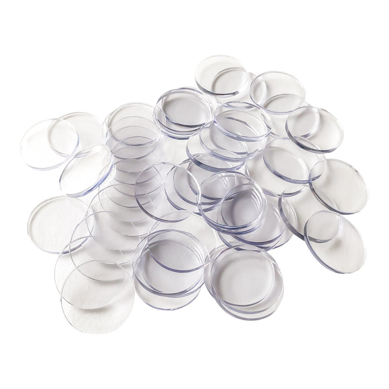 YH Poker Poker Chip Spacers - Clear Bingo Chips Casino Style Plastic Lammers Separators Dividers, Great for Dealer Tray 200pcs