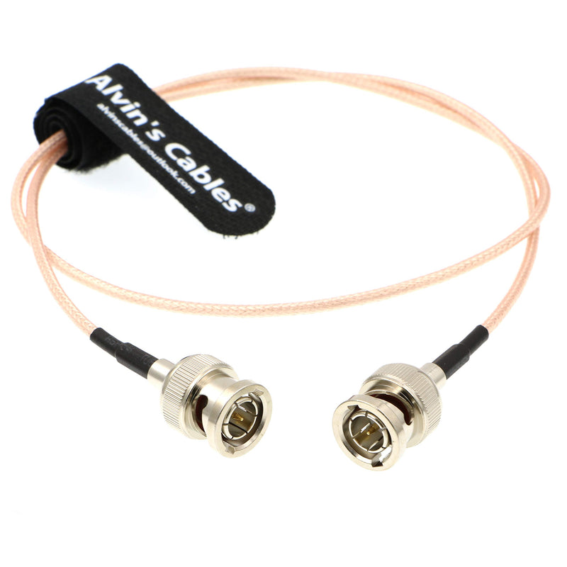 [Australia - AusPower] - Alvin's Cables HD SDI Video BNC Male 3G RG179 Cable for BMCC Video Out Blackmagic Camera 1M straight to straight Pink 
