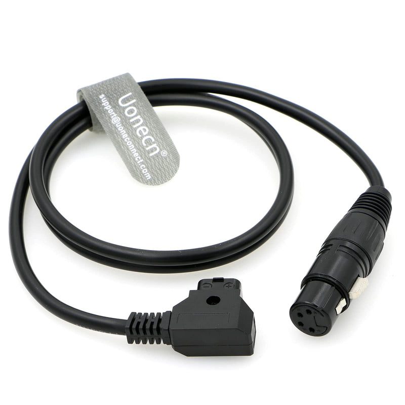 [Australia - AusPower] - Uonecn Practilite 602 DSLR Camcorder Power Cable XLR 4 pin Female to D-tap Male for Sony F55 SXS Camera 