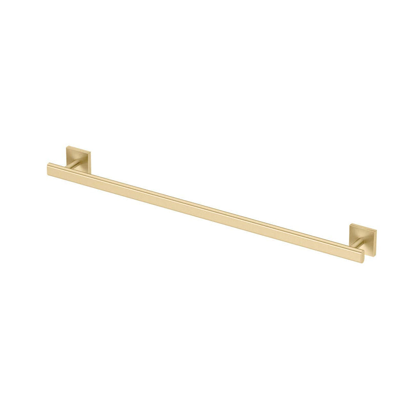 Gatco 4061 Elevate 18" Towel Bar, Brushed Brass/Wall Mounted 18 Inch Towel Holder for Bathroom