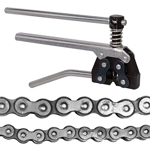 [Australia - AusPower] - #60-100 Roller Chain Breaker Splitter Detacher Cutter Tool for 60 80 100 12B 16B 20B C2040 C2042 C2050 C2052 A2040 A2050 Roller Chain Fit for Motorcycle Bicycle Go Kart ATV Chains Replacing 