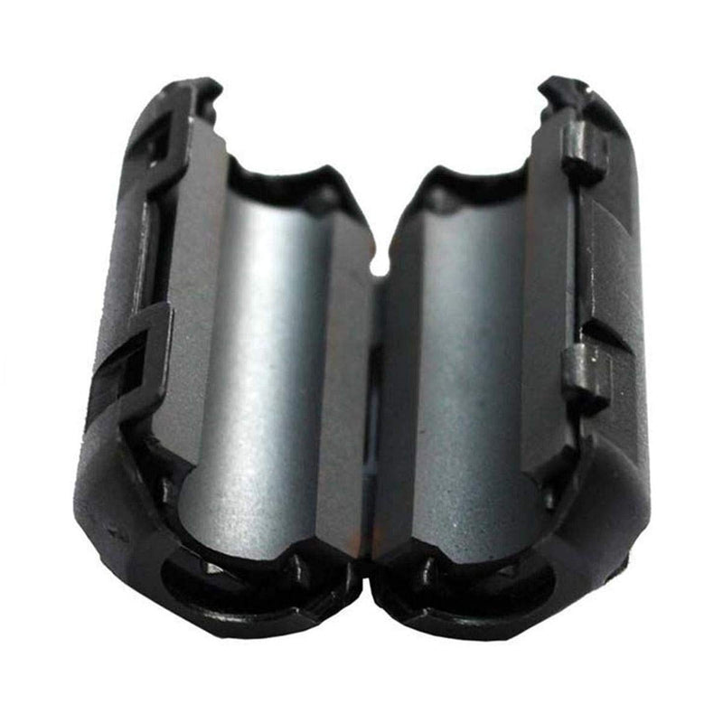 [Australia - AusPower] - 10pcs Inner 9mm 0.35'' Ferrite Clip Noise Filter Ferrite Bead Ferrite Clamps Chokes Ferrite Ring Ferrite Snap Black 
