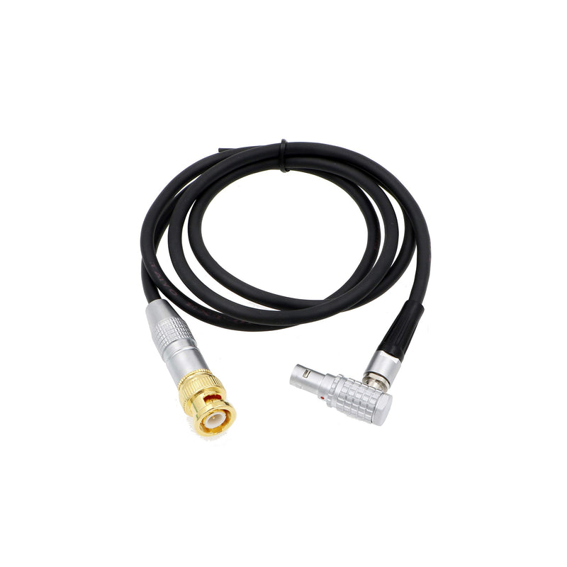 [Australia - AusPower] - Uonecn Time Code TC Cable BNC Male to Right Angle 0B 5 Pin Male for ARRI Alexa Sound Device 39'' 