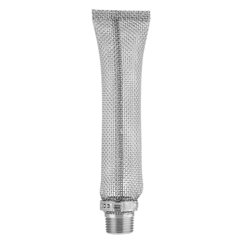 Fdit Stainless Steel Beer Filter 12" 6" Beer Brew Hop Strainer Tool for Kettle or Mash Tun 1/2"