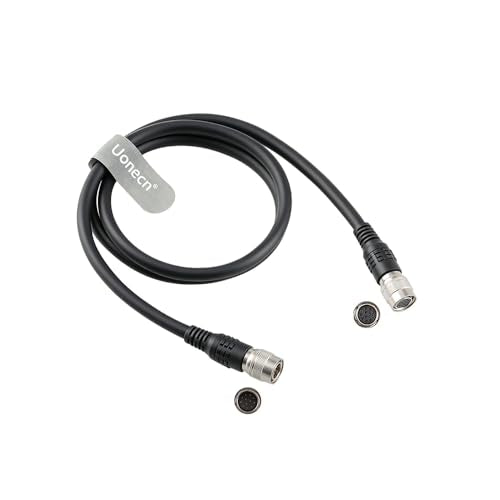 Uonecn High Flex Coaxial Power Cable Hirose 12 pin Male and Female CCD Cable Monitor Extension Cable for Sony Industrial Camera 1 Meter