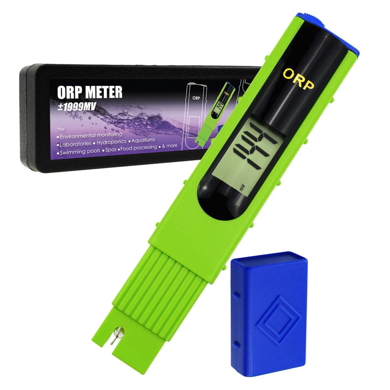 [Australia - AusPower] - ORP Meter, ORP Redox Meter Tester -1999~1999mV, 1-Point Calibration, Oxidation Reduction Potential, Aquariums, Swimming Pools, Water Treatment Systems, Aquaculture, Spa 