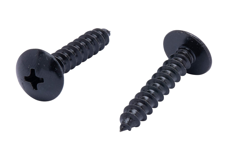 [Australia - AusPower] - Bolt Dropper 10 X 1" Stainless Truss Head Phillips Wood Screw, (25 Pack), Black Xylan Coated 18-8 (304) Stainless Steel Screws Corrosion Resistant Commercial Grade by Bolt Dropper #10 x 1" 