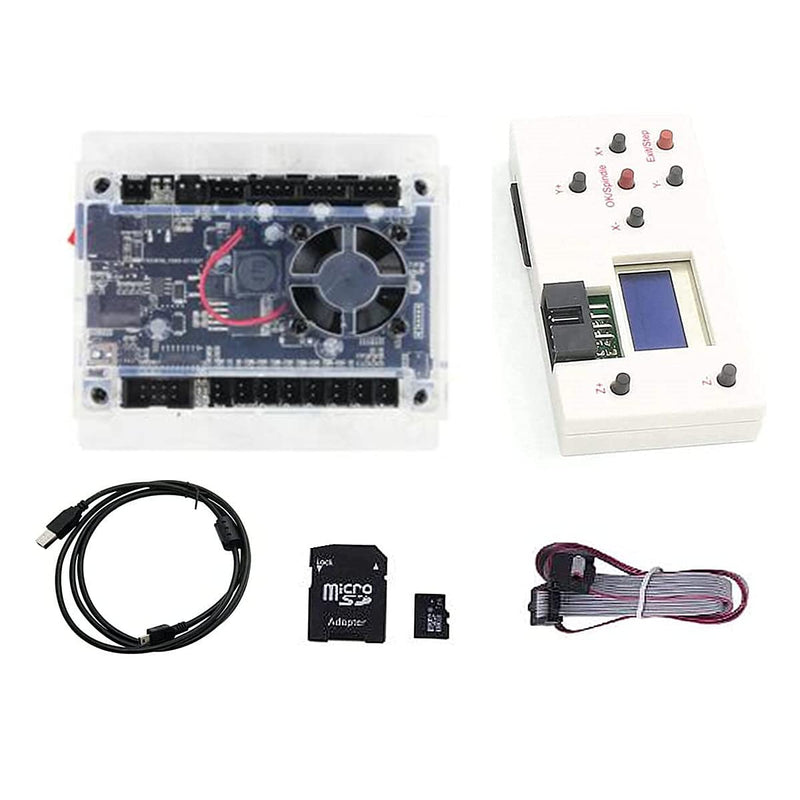 CNCTOPBAOS 3 Axis GRBL Control Board USB Port 3018-PRO CNC Router Controller Board with Offline Controller Remote Hand Control for CNC Engraving Milling Machine 1610-PRO,3018-PRO-MAX Style-A