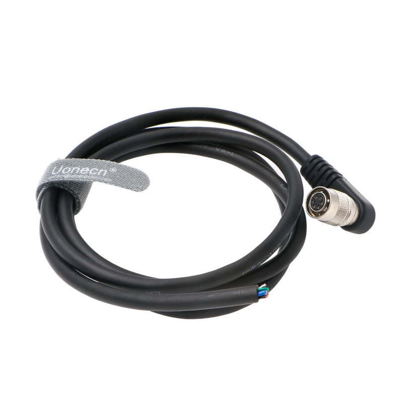 [Australia - AusPower] - Uonecn Basler AVT GIGE CCD Camera Cable Right Angle Hirose 6 Pin Female to Open End 39'' 