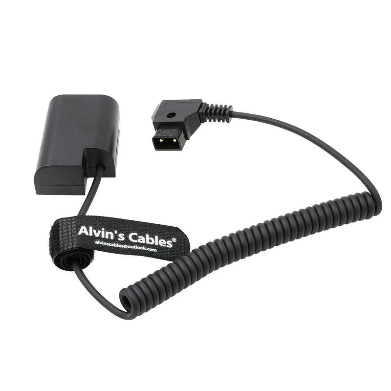 [Australia - AusPower] - Alvin's Cables D-Tap to DMW DCC12 DC Coupler Coiled Cable DMW-BLF19 Dummy Battery Adapter for Panasonic DMC GH3 GH4 GH5 GH5s Camera 