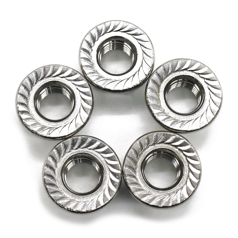 [Australia - AusPower] - (20 PCS) 3/8-16 Stainless Steel Serrated Flange Nuts,Flange Lock Nut,by Fullerkreg (20 PCS) 3/8-16 