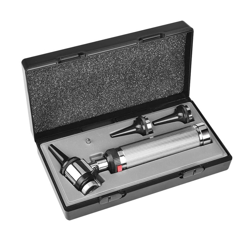 [Australia - AusPower] - Otoscope Kit- Professional Diagnostic Ear Examination Otoscope Tool with 2 Halogen Lamps, 3 Different Size Ear Speculums for Children, Adults, Doctors, Veterinary, Even Pets 