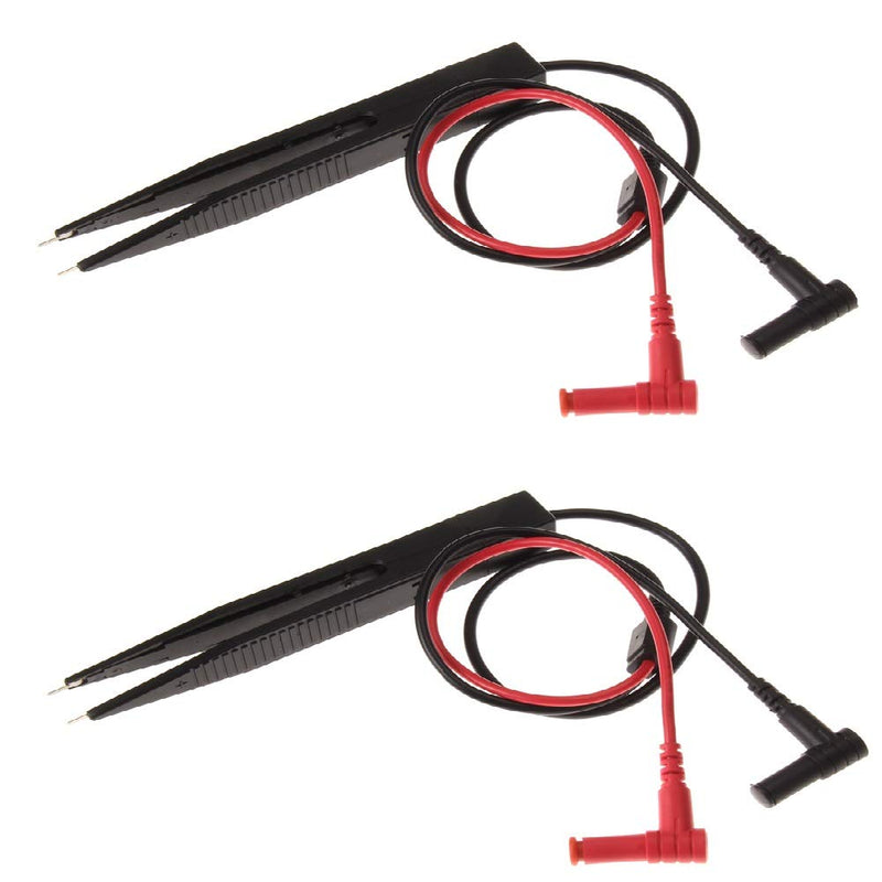 [Australia - AusPower] - 2pcs/lot SMD Inductor Test Clip Probe Tweezers for Resistor Multimeter Capacitor Meter Clip probe 