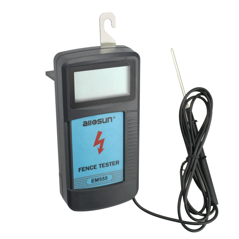 [Australia - AusPower] - allsun Digital Electrical Fence Voltage Tester Handheld Fence Fault Finder & Locator Checker Fence Voltmeter Troubleshooter High Voltage 300-9900V Gardening Tools 