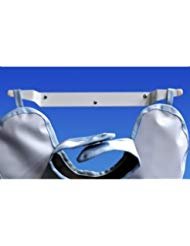 [Australia - AusPower] - Palmero Economy X-ray Apron Hanger, White-Coated Stainless Steel Hanger 