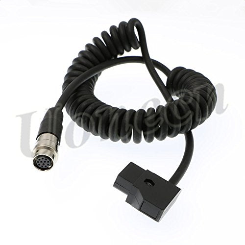 [Australia - AusPower] - Uonecn for ANTON BAUER D-Tap to Hirose 12 Pin Female Power Cable for 1/3" 1/2" 2/3" for Fujinon for Nikon for Canon Angenieux Lens 