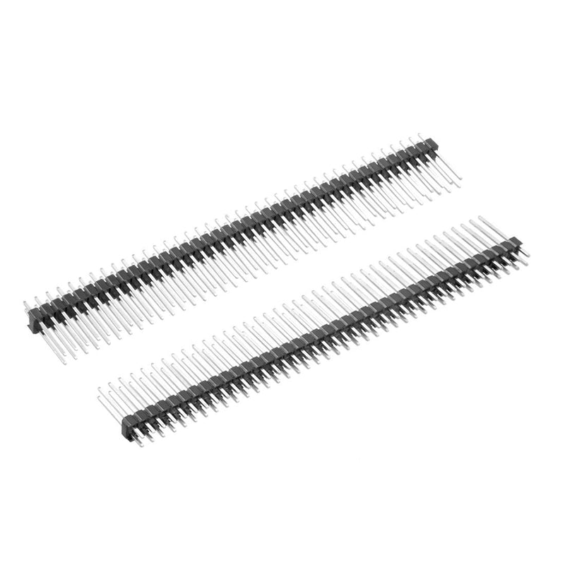 [Australia - AusPower] - uxcell 5Pcs 2.54mm Pitch 40-Pin 20mm Length Double Row Straight Connector Pin Header Strip for Prototype Shield 20mm Pin Length 