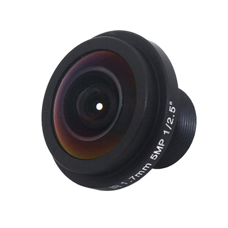 Wide Angle Fisheye Lens 1.7mm 180 Degree HD 5 Megapixel Lens for CCTV IP Camera Panoramic CCTV Camera Lens