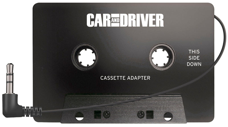 [Australia - AusPower] - Car and Driver Cassette Aux Adapter for Car | Wired 3.5MM Universal AUX Plug for Smartphones, MP3 Players, 31” Cable | Cassette Adapter for Car | Cassette Deck | Cassette Tape Aux Cord for Car, Black 