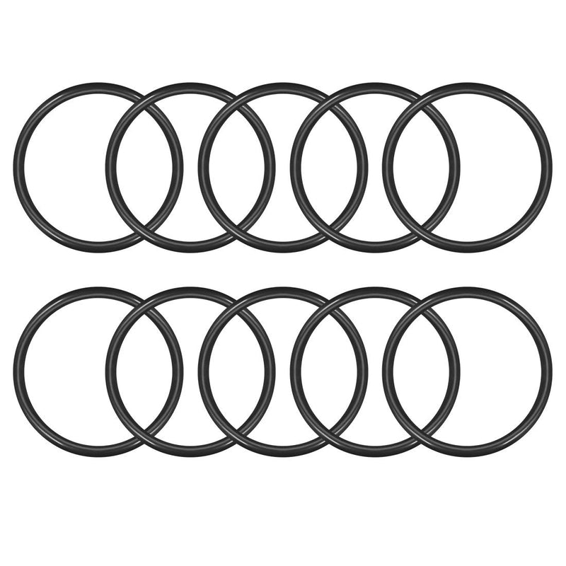 [Australia - AusPower] - uxcell Nitrile Rubber O-Rings 60mm OD 52mm ID 4mm Width, Metric Sealing Gasket for Automotive Machine Plumbing, Pack of 10 52mmx60mmx4mm 