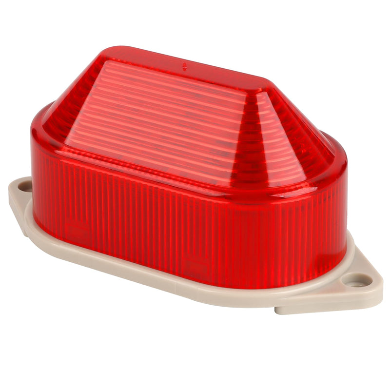 [Australia - AusPower] - Industrial DC 12V Red LED Warning Light Bulb Signal Tower Lamp N-3051 Steady Flash 