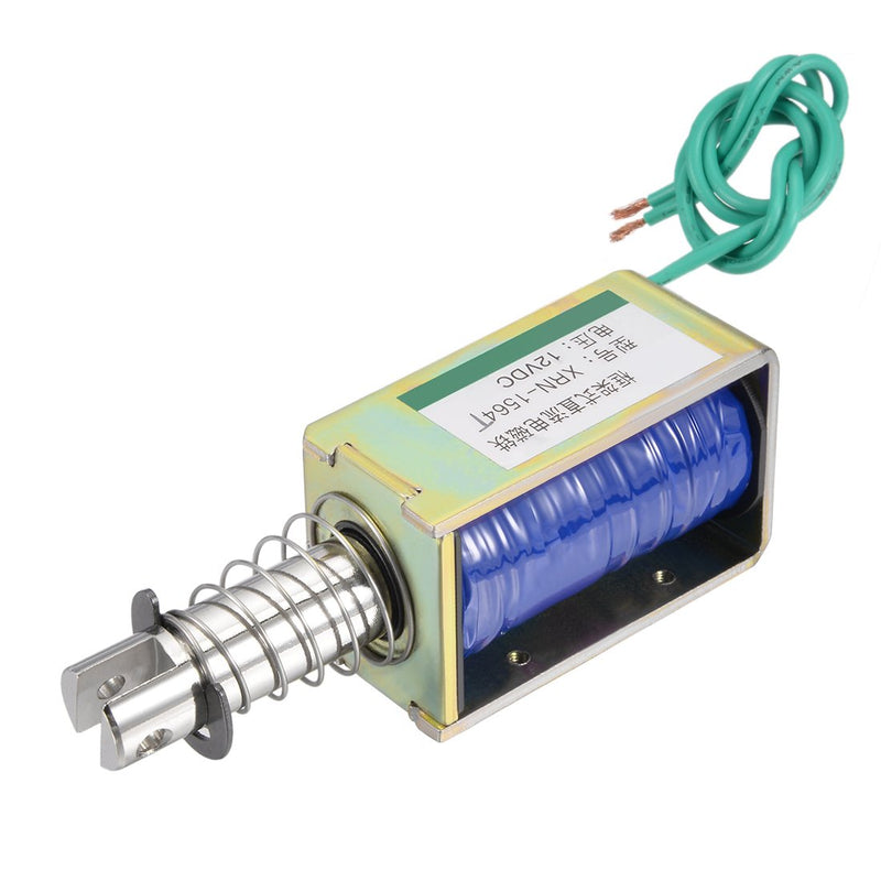 [Australia - AusPower] - uxcell DC 12V 60N 10mm Stroke Push Pull Type Open Frame Solenoid Electromagnet XRN-1564T 