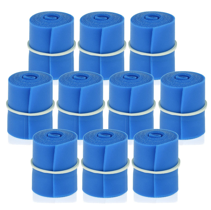 [Australia - AusPower] - Dealmed Latex-Free Tourniquets–Tear Resistant and Disposable Medical Tourniquets, 1" W x 18" L, Blue, 10 Count 