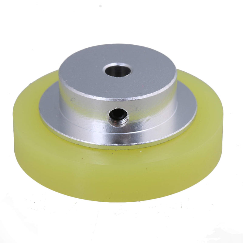 Yibuy Aluminum Silicone Encoder Wheel Meter Wheel for Rotary Encoder 50 x 6
