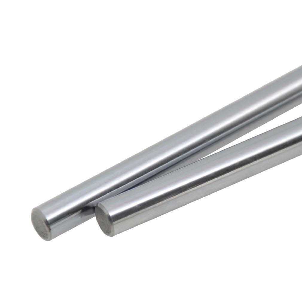 2PCs 8mm x 300mm (.315 x 11.81 inches) Case Hardened Chrome Plated Linear Motion Rod Shaft Guide - Metric h8 Tolerance Diameter 8mm 300mm long