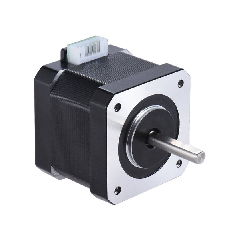 Nema 17 Stepper Motor Bipolar 1.7A 40N.cm Holding Torque 2-Phase 4-Wire 1.8 Deg 40mm Body for 3D Printer or CNC Machine H40