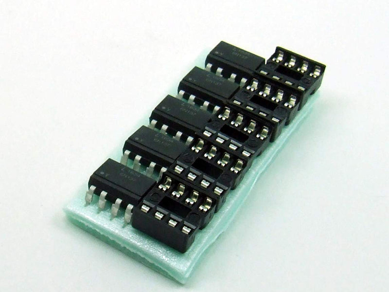 POPESQ #A2112 6N137 Ultra-Fast Optocoupler with Socket Pack of 5